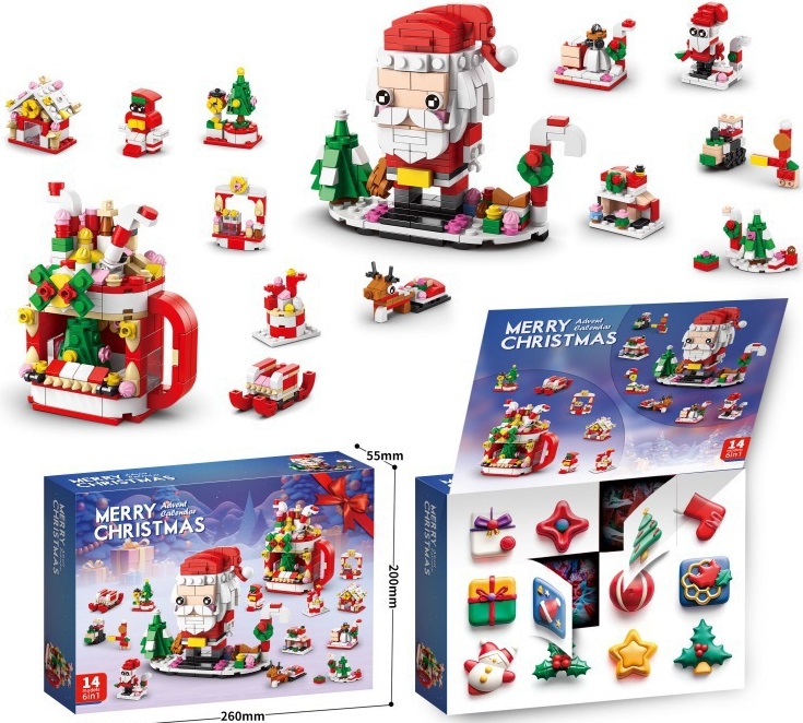 T-K2.2 CG2432-125-6 Building Blocks Christas Advent Calendar