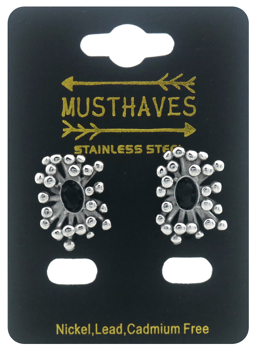 A-C2.3 E2457-079S S. Steel Earrings 1.8cm