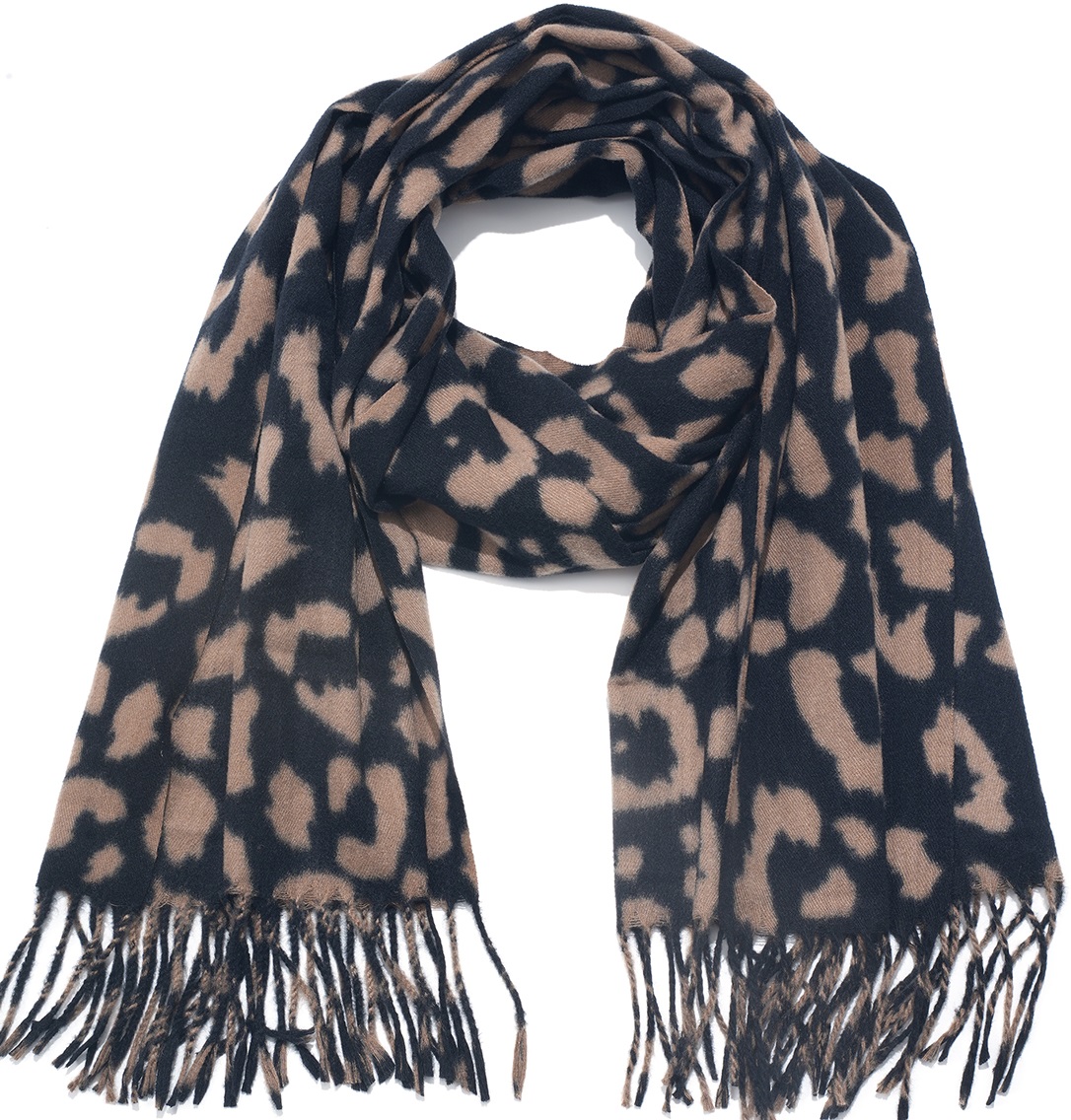 R-B4.1 SCARF405-644-5 Scarf Leopard 180x70cm