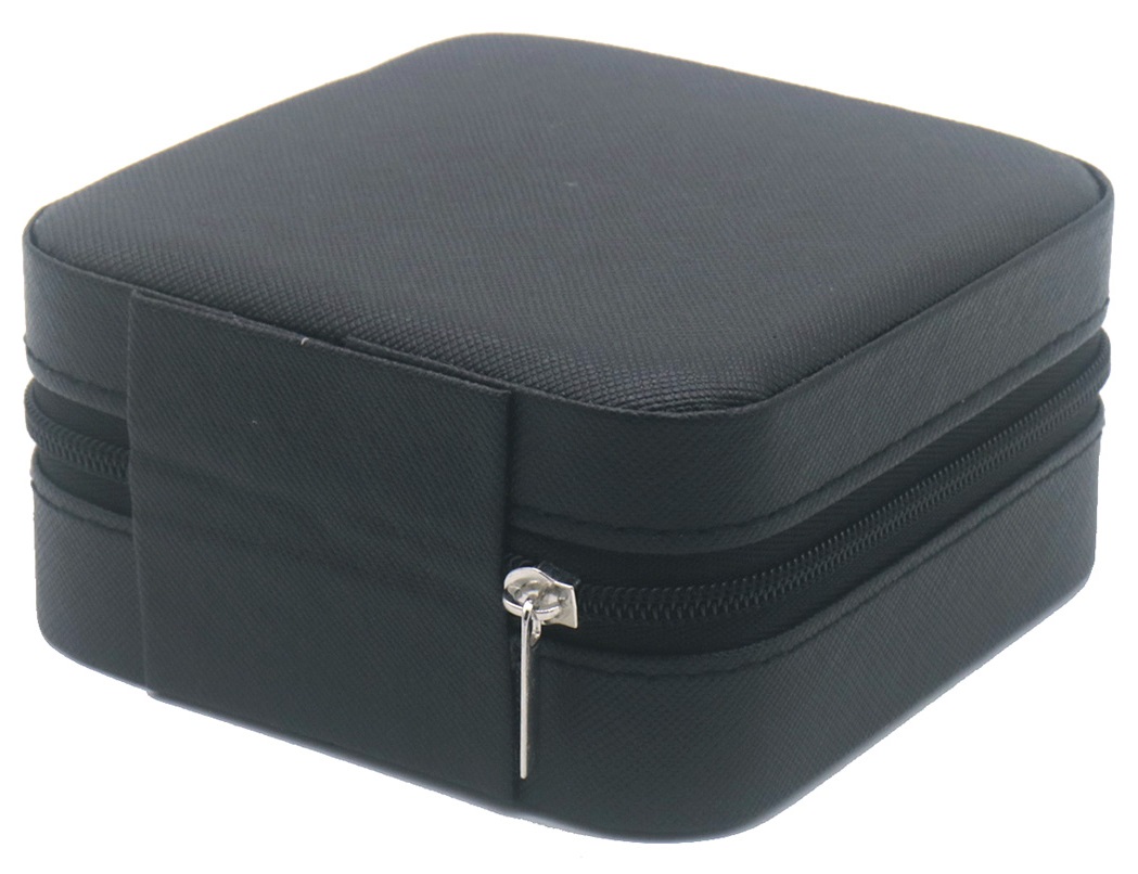 Q-B8.1 PK829-012 PU Travel Case 10x10x5cm Black