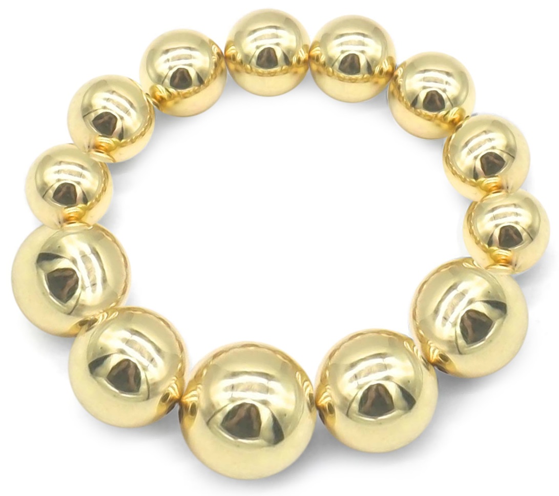 J-E4.1 B2458-006G Bracelet Oversized Beads