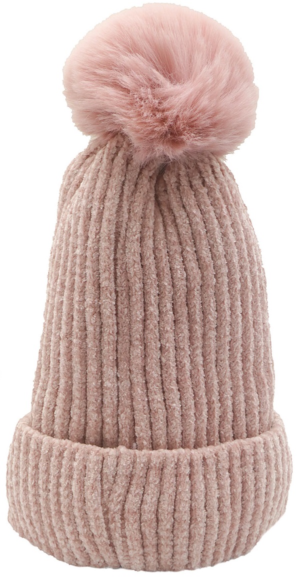 Q-J1.2 HAT701-002 No. 5 Winter Hat Pink