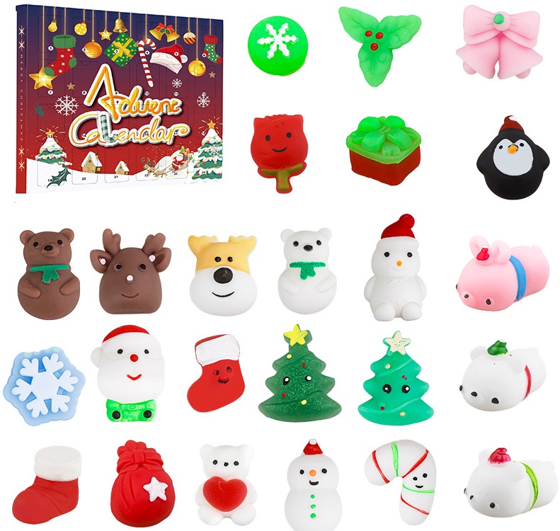 T-D2.1 GC2432-077 Advent Calendar Suprise Mix Squishy 27x27cm