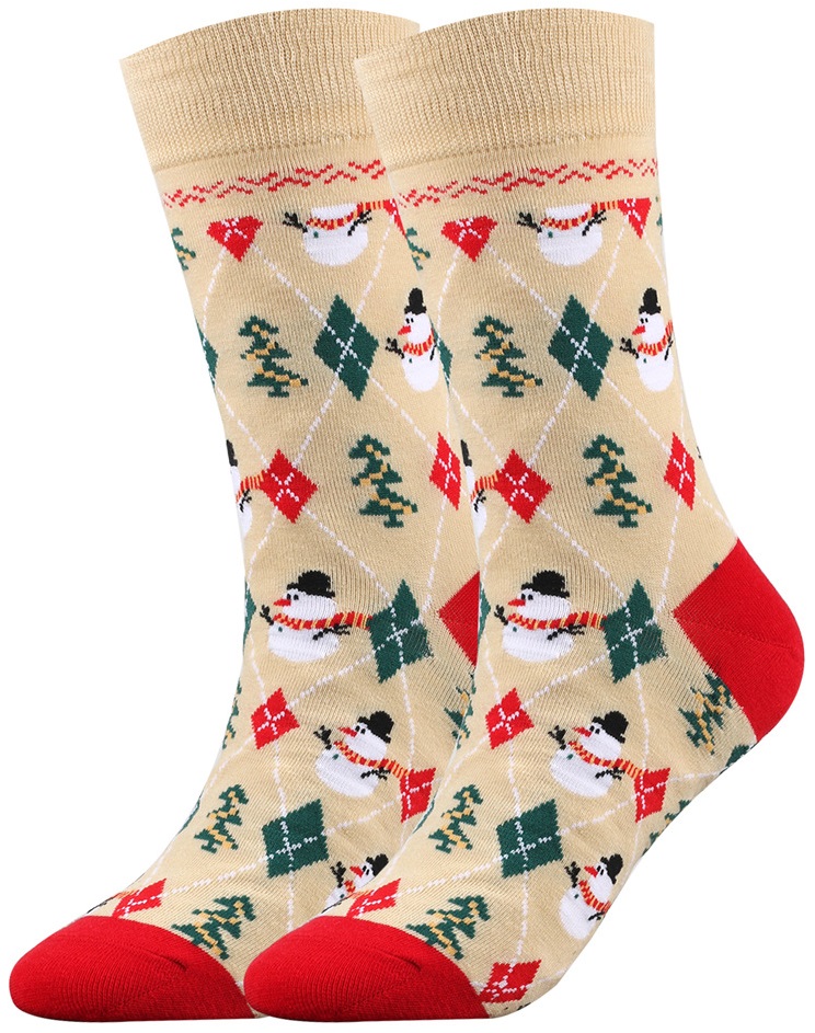 S-D4.1 SOCK2438-090 Pair of Socks Size 38-45 Christmas