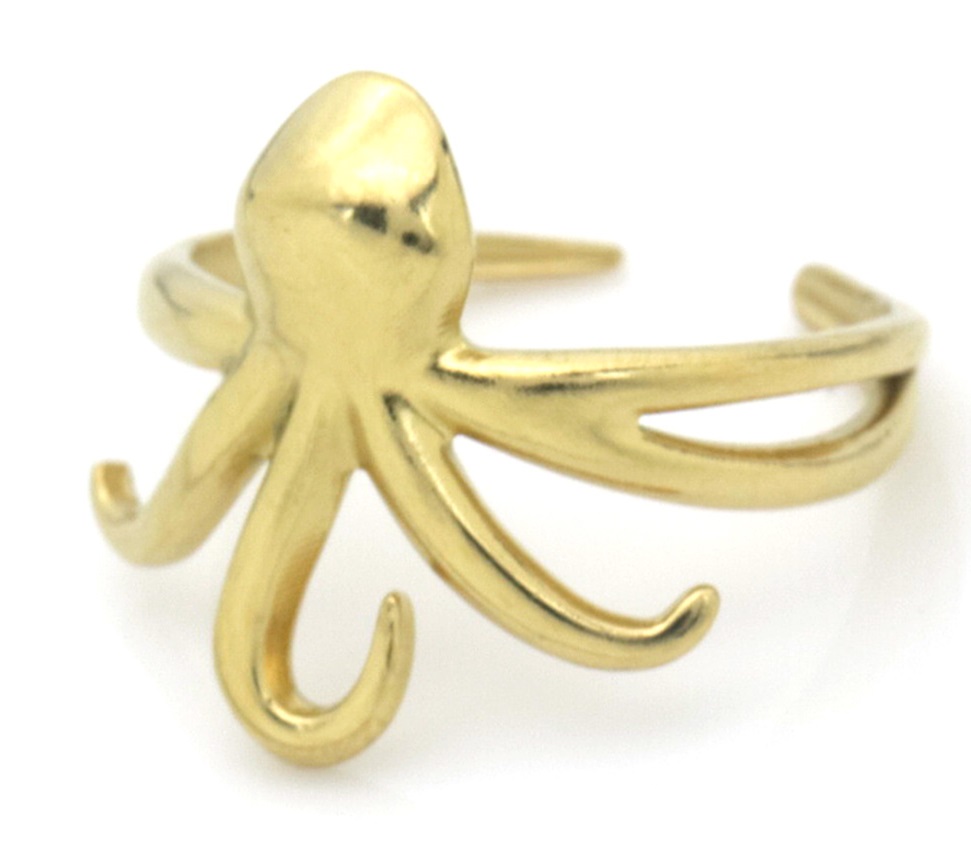 I-C18.3  R074-048G S. Steel Ring Octopus Adjustable