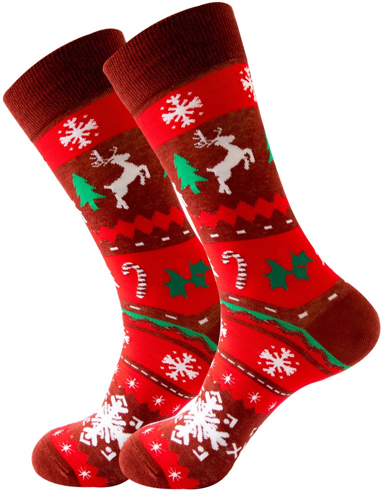 S-F4.3 SOCK2316-433-9 Pair of Socks Size 38-45 Christmas