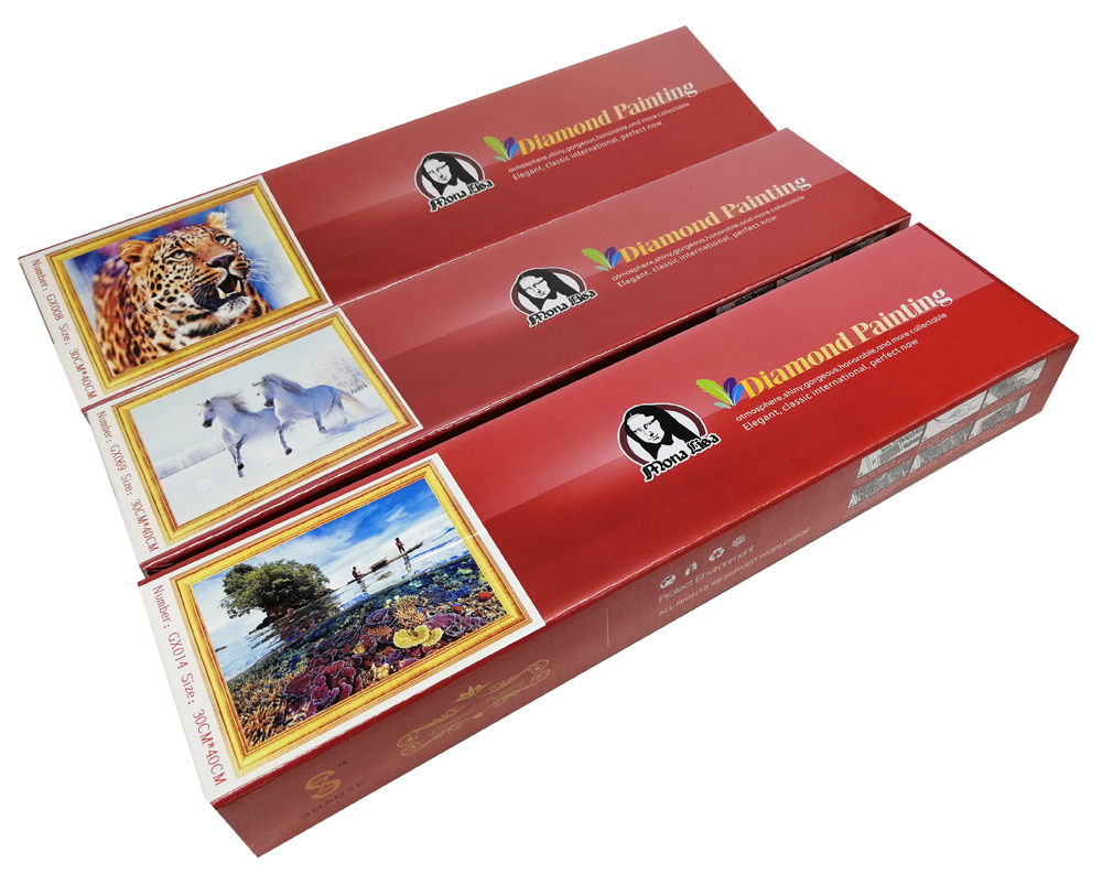 Z-B3.4 FF385 Diamond Painting Set 5 frame Elephants 150x90cm