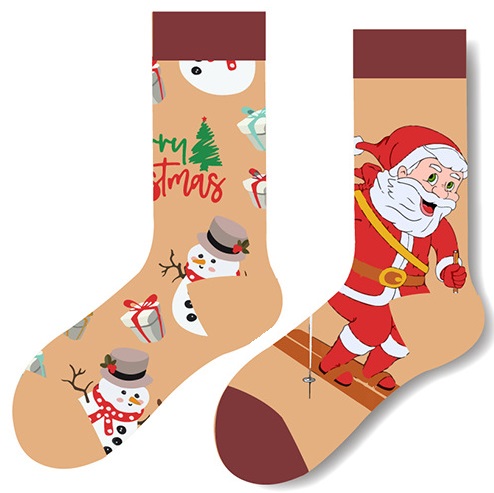 S-B1.3 SOCK2316-704-No. 6 Pair of Socks Size 36-43 Christmas