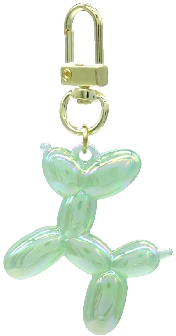 A-A9.2 KY2403-018-12 Keychain Dog 5cm Green