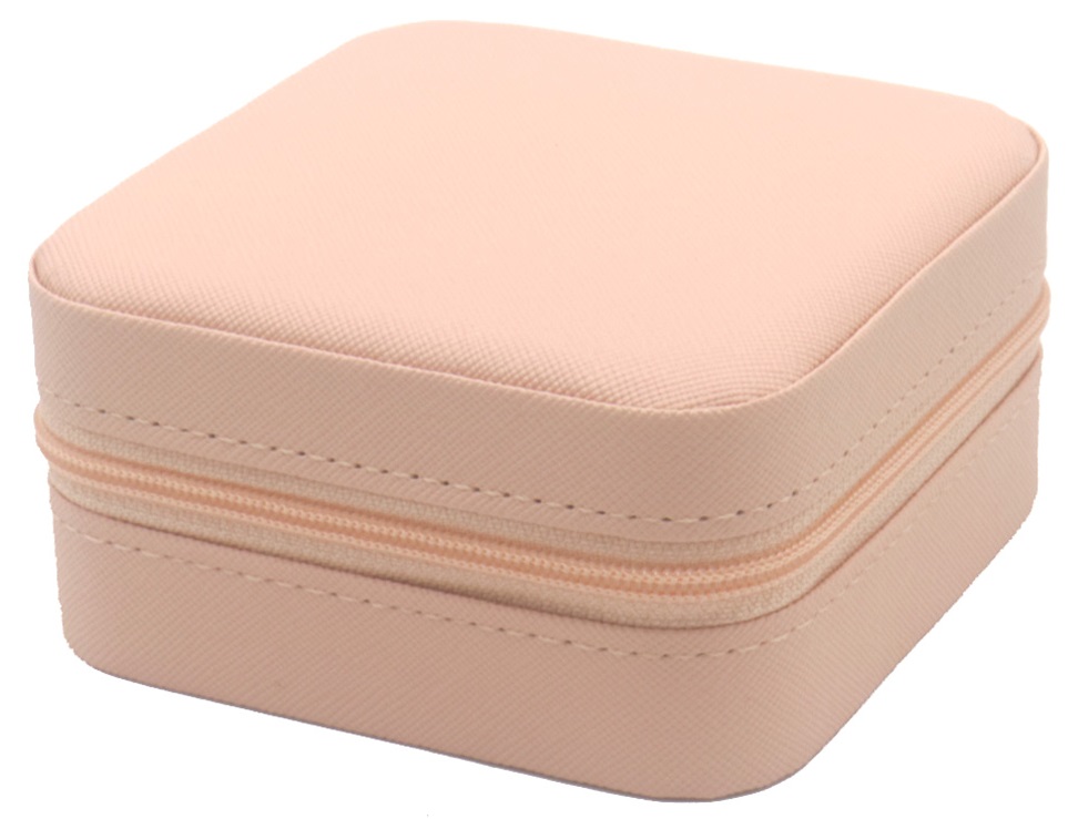 Q-C8.1  PK829-012 PU Travel Case 10x10x5cm Pink