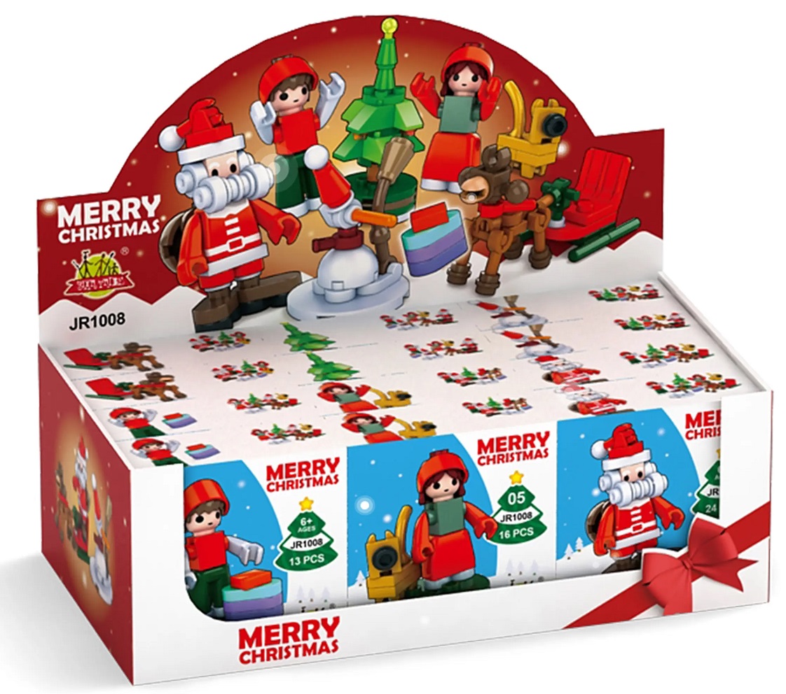 Y-C2.2 GC2432-086 Building Blocks Christmas Set - 12pcs