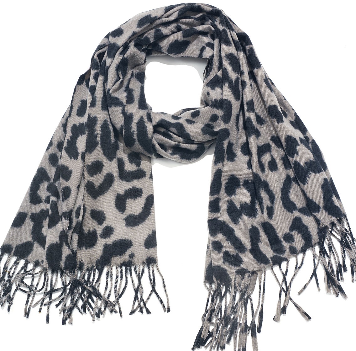 R-I6.2 SCARF405-644-6 Scarf Leopard 180x70cm