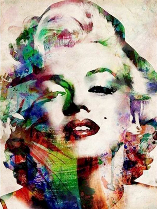 R-O8.2 DP2280255 Diamond Painting Set 50x40cm Marilyn