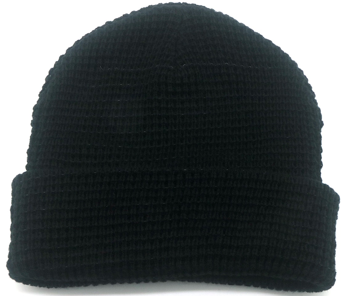 T-G3.1 HAT057-022-2 Knitted Beanie Black